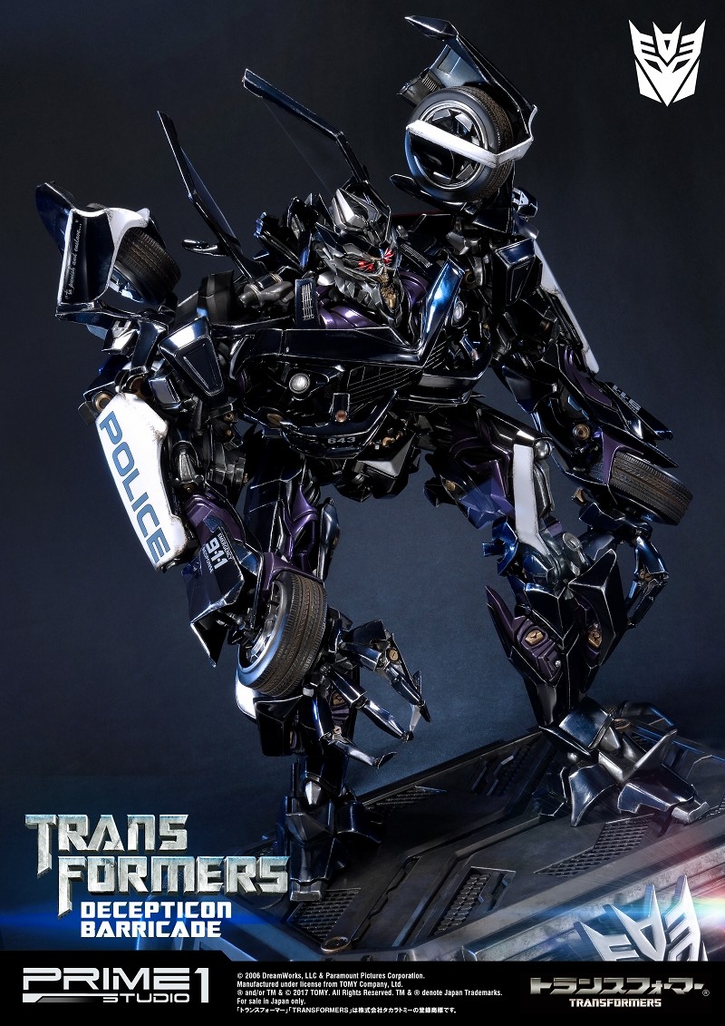 Transformers (2007) - Barricade - Museum Masterline Series  (MMTFM-15) (Prime 1 Studio) photo 21