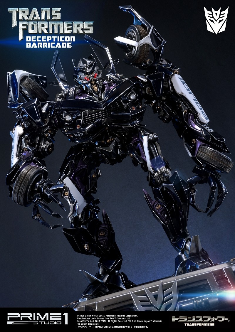 Transformers (2007) - Barricade - Museum Masterline Series  (MMTFM-15) (Prime 1 Studio) photo 23