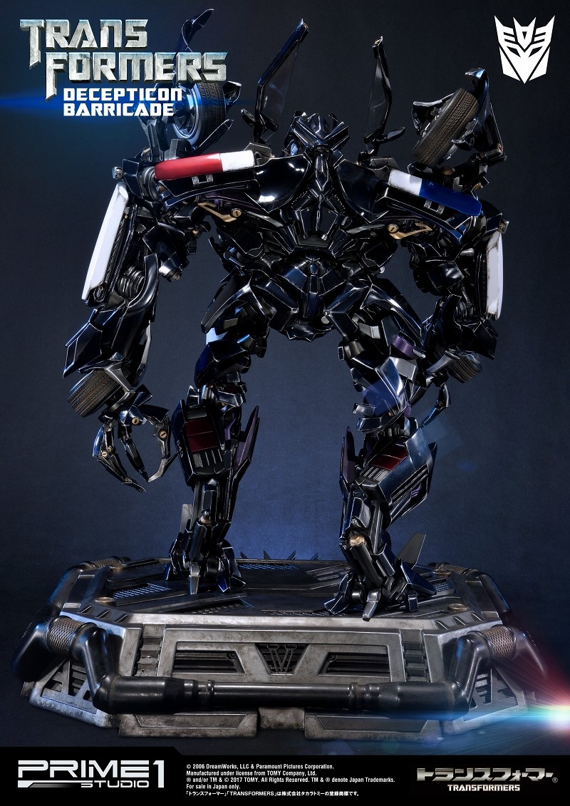 Transformers (2007) - Barricade - Museum Masterline Series  (MMTFM-15) (Prime 1 Studio) photo 27