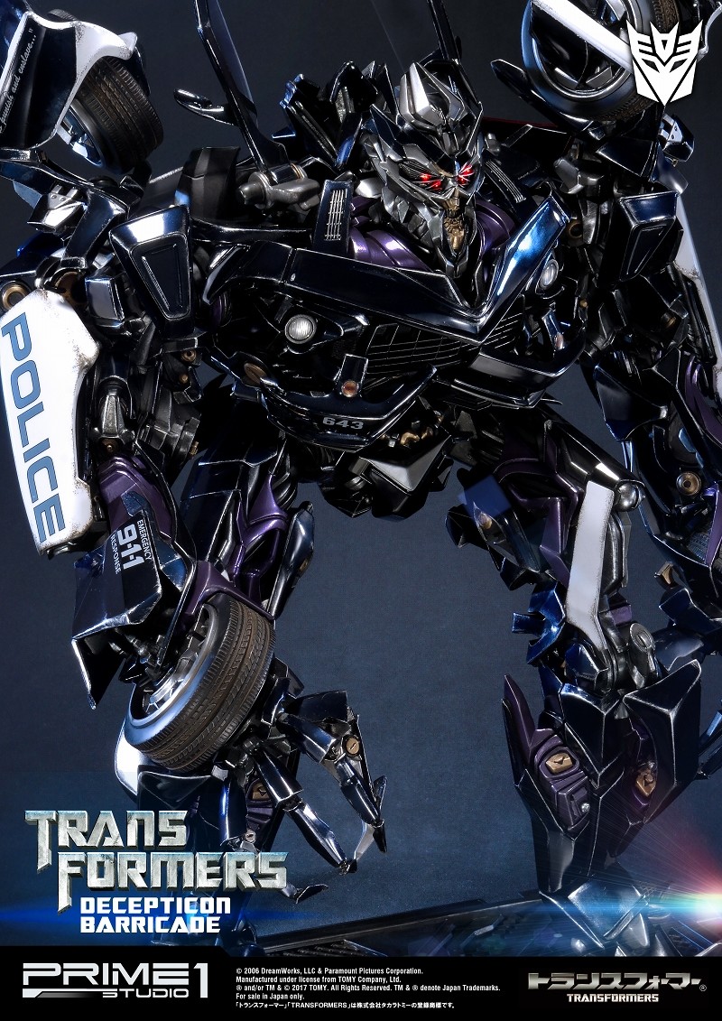 Transformers (2007) - Barricade - Museum Masterline Series  (MMTFM-15) (Prime 1 Studio) photo 30