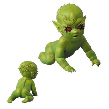 Jojo no Kimyou na Bouken - Stone Ocean - Enrico Pucci - Green Baby - Real Action Heroes  (#522) - 1/6 (Medicom Toy) photo 2