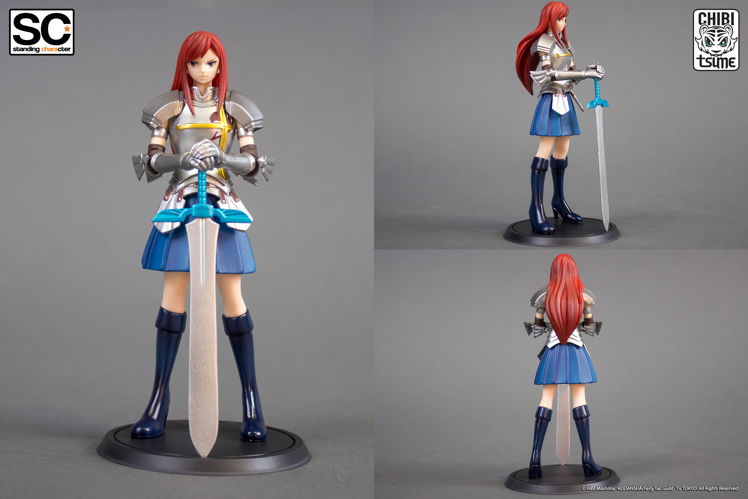 Fairy Tail - Erza Scarlet - Standing Character - 1/12 (Chibi Tsume) photo 2