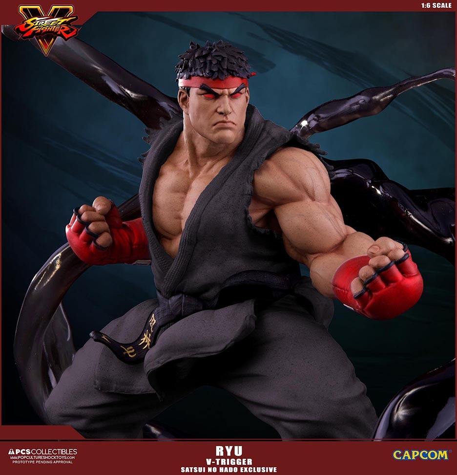 Street Fighter V - Satsui no Hadou ni Mezameta Ryuu - V-Trigger Statue - 1/6 - PCS Exclusive, Satsui no Hado Exclusive (Premium Collectibles Studio)