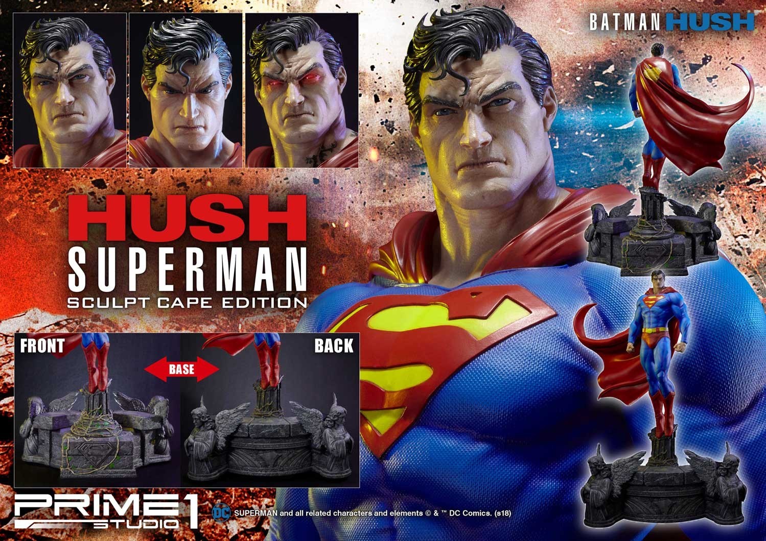 Batman: Hush - Superman - Museum Masterline Series  (MMDCBH-02S) - 1/3 - Sculpt Cape Edition (Prime 1 Studio)