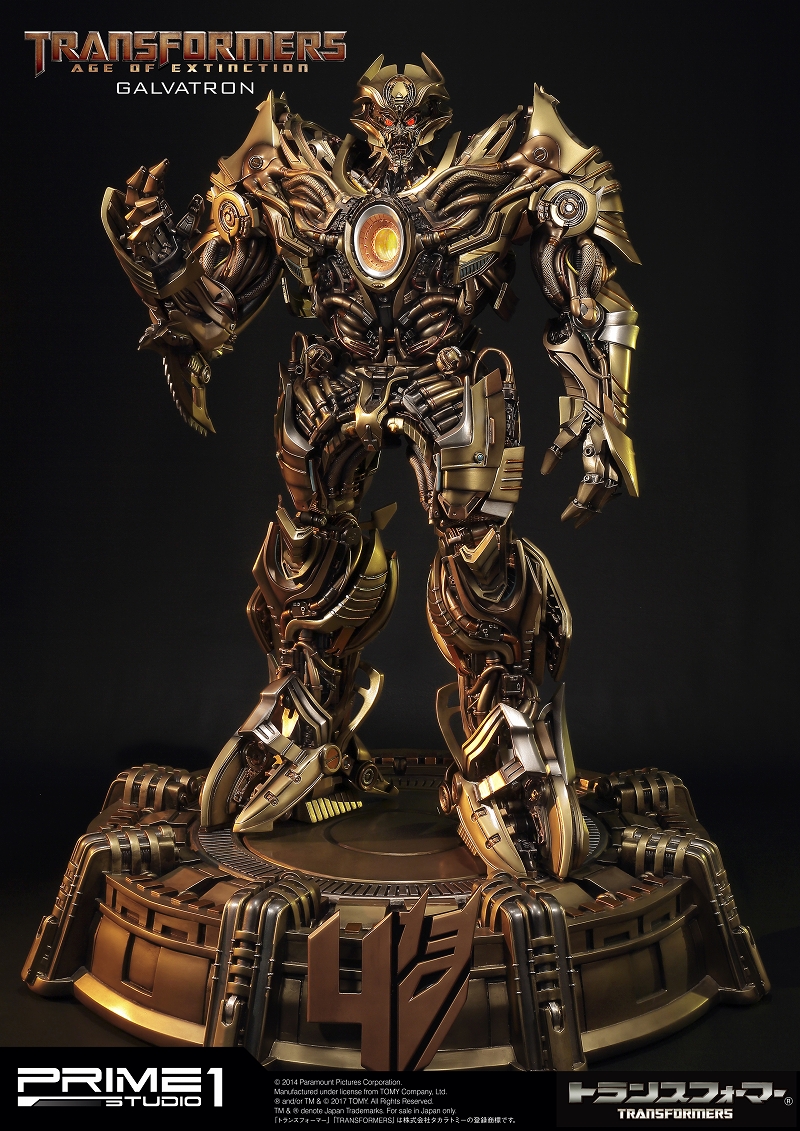 Transformers: Age of Extinction - Galvatron - Museum Masterline Series (MMTFM-09GL) - Gold Edition (Prime 1 Studio) photo 16
