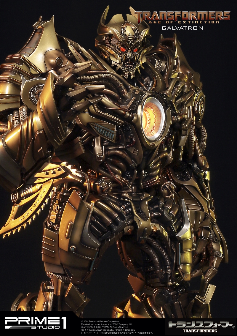 Transformers: Age of Extinction - Galvatron - Museum Masterline Series (MMTFM-09GL) - Gold Edition (Prime 1 Studio) photo 21