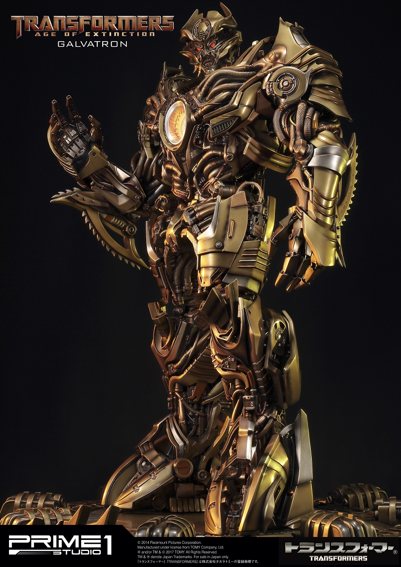 Transformers: Age of Extinction - Galvatron - Museum Masterline Series (MMTFM-09GL) - Gold Edition (Prime 1 Studio) photo 23