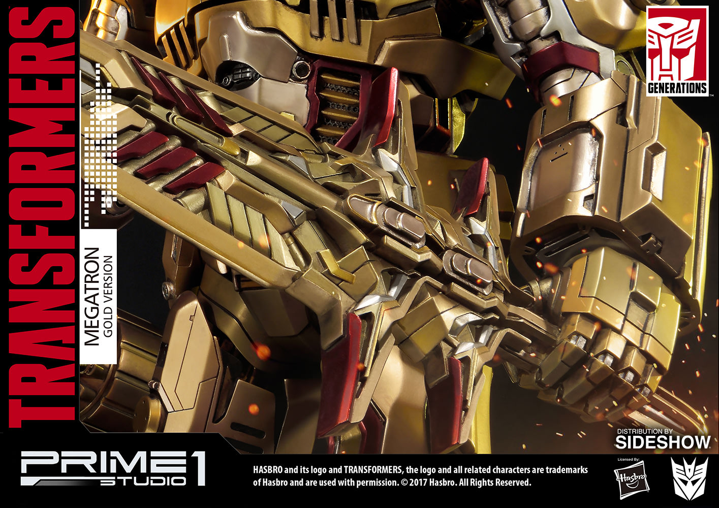 Transformers - Megatron - Premium Masterline - Gold Edition (Prime 1 Studio, Sideshow Collectibles) photo 3