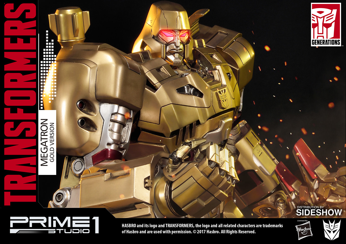 Transformers - Megatron - Premium Masterline - Gold Edition (Prime 1 Studio, Sideshow Collectibles) photo 4