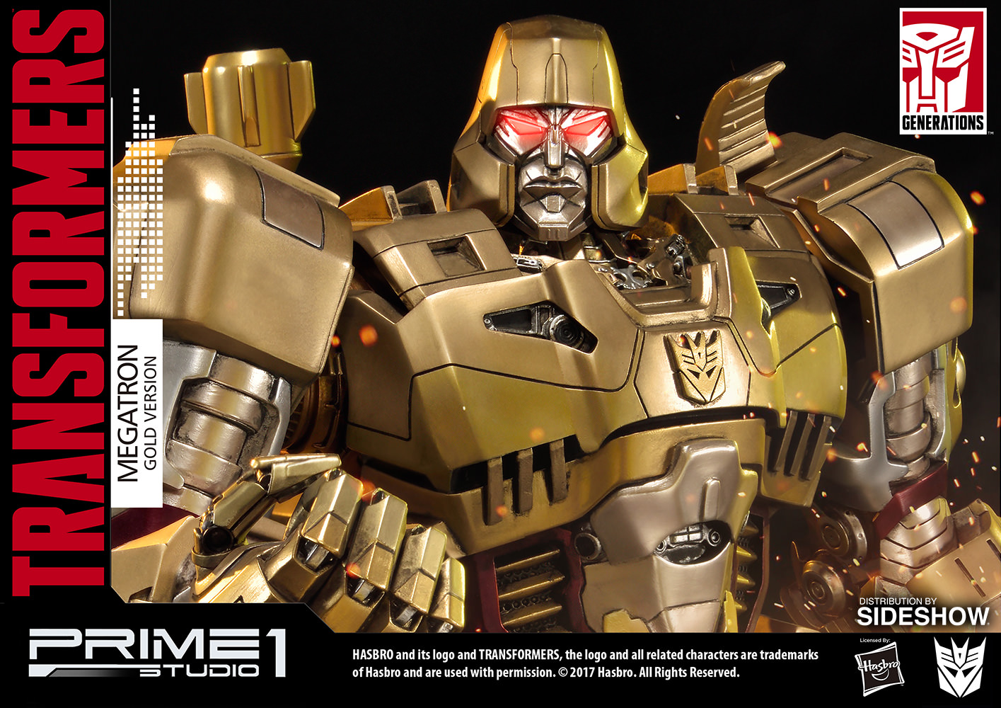 Transformers - Megatron - Premium Masterline - Gold Edition (Prime 1 Studio, Sideshow Collectibles) photo 9
