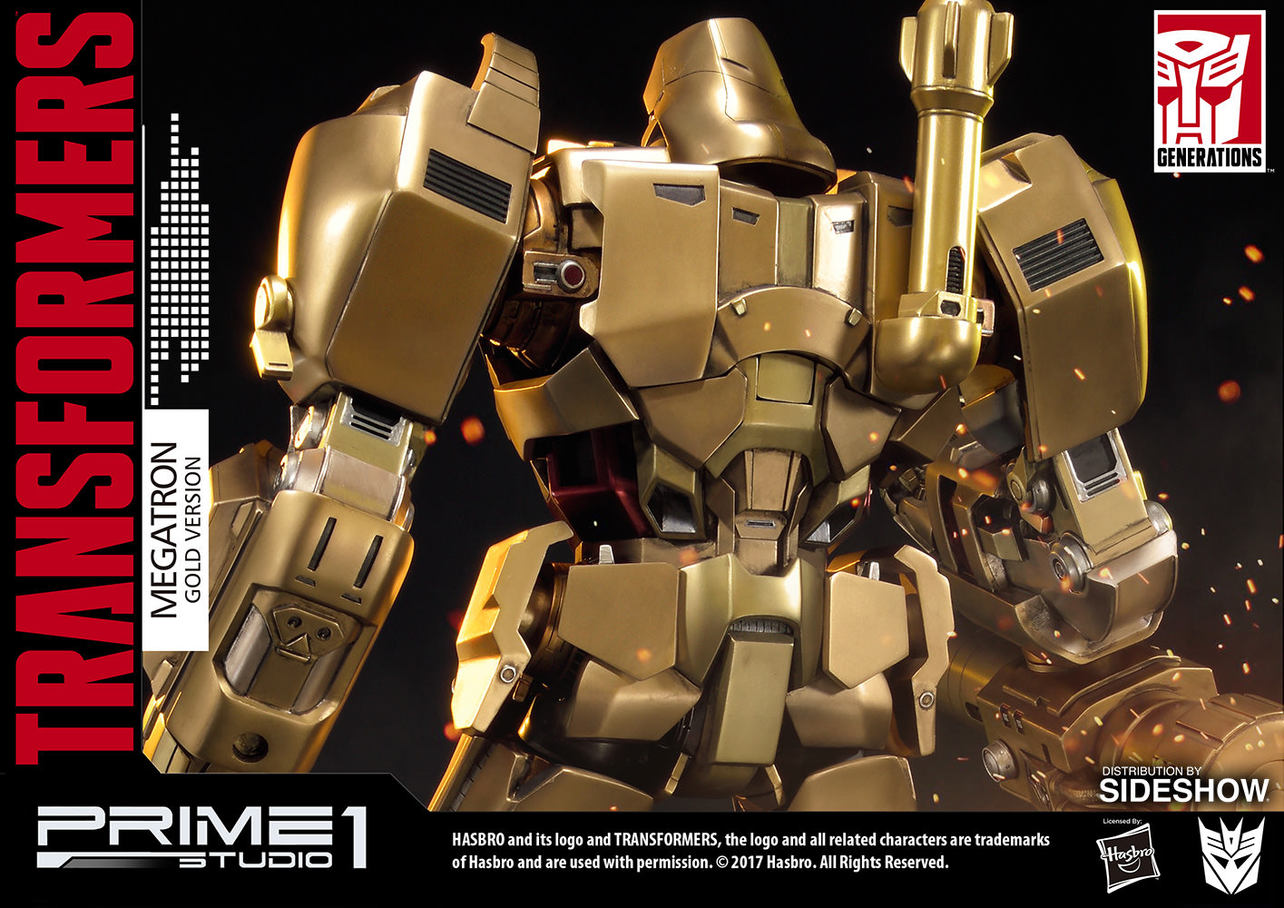 Transformers - Megatron - Premium Masterline - Gold Edition (Prime 1 Studio, Sideshow Collectibles) photo 10