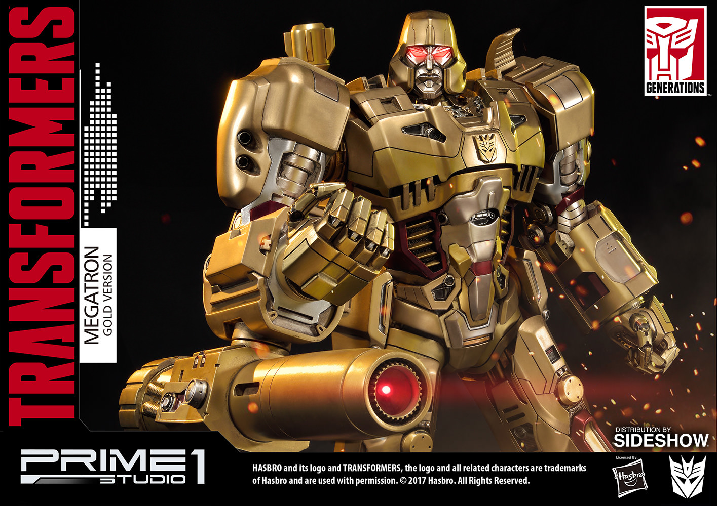Transformers - Megatron - Premium Masterline - Gold Edition (Prime 1 Studio, Sideshow Collectibles) photo 11