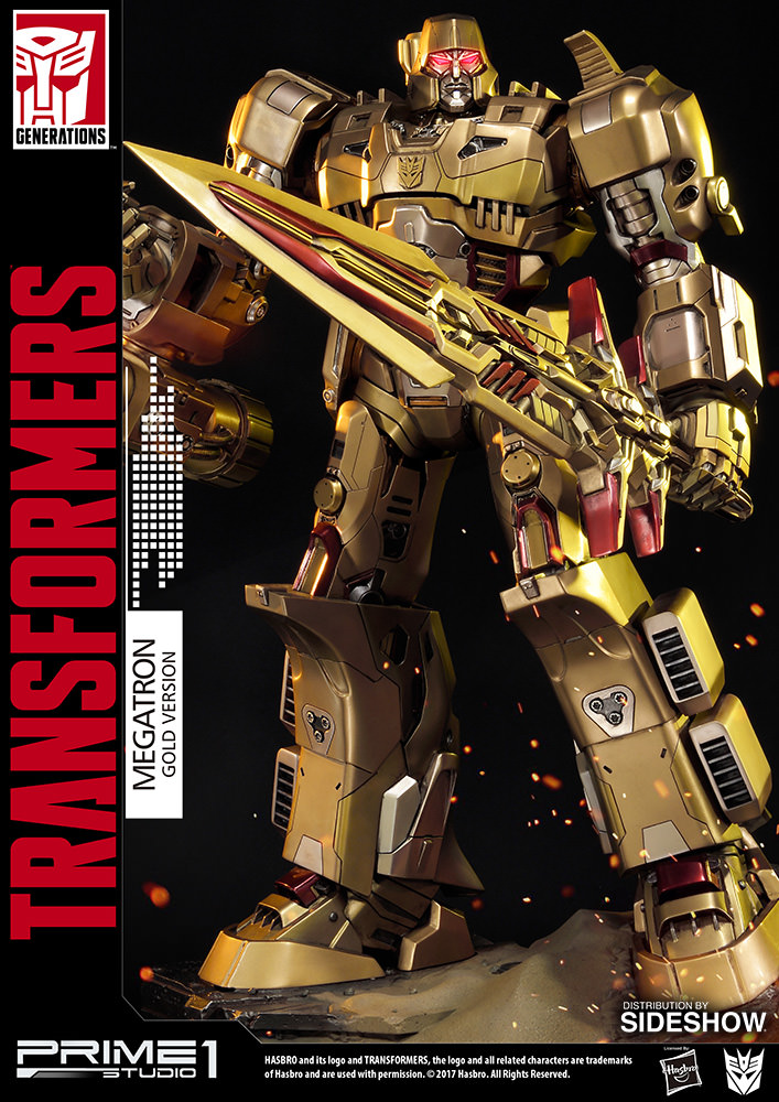 Transformers - Megatron - Premium Masterline - Gold Edition (Prime 1 Studio, Sideshow Collectibles) photo 13