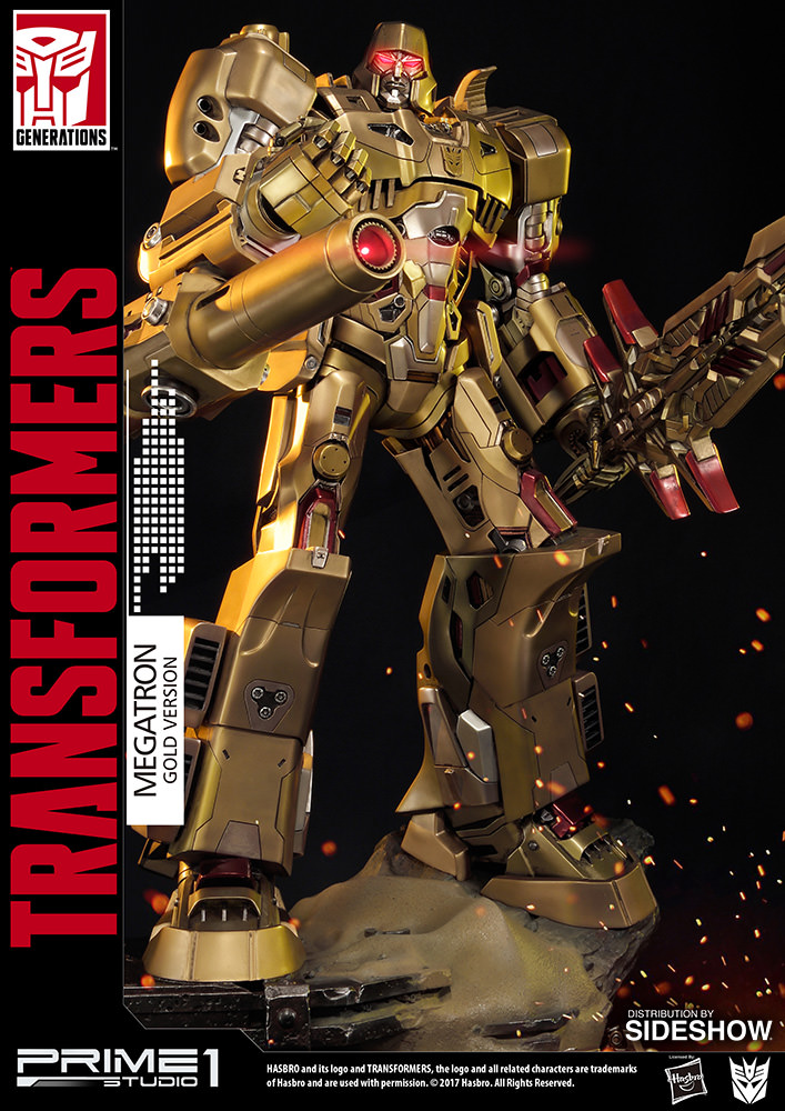 Transformers - Megatron - Premium Masterline - Gold Edition (Prime 1 Studio, Sideshow Collectibles) photo 14