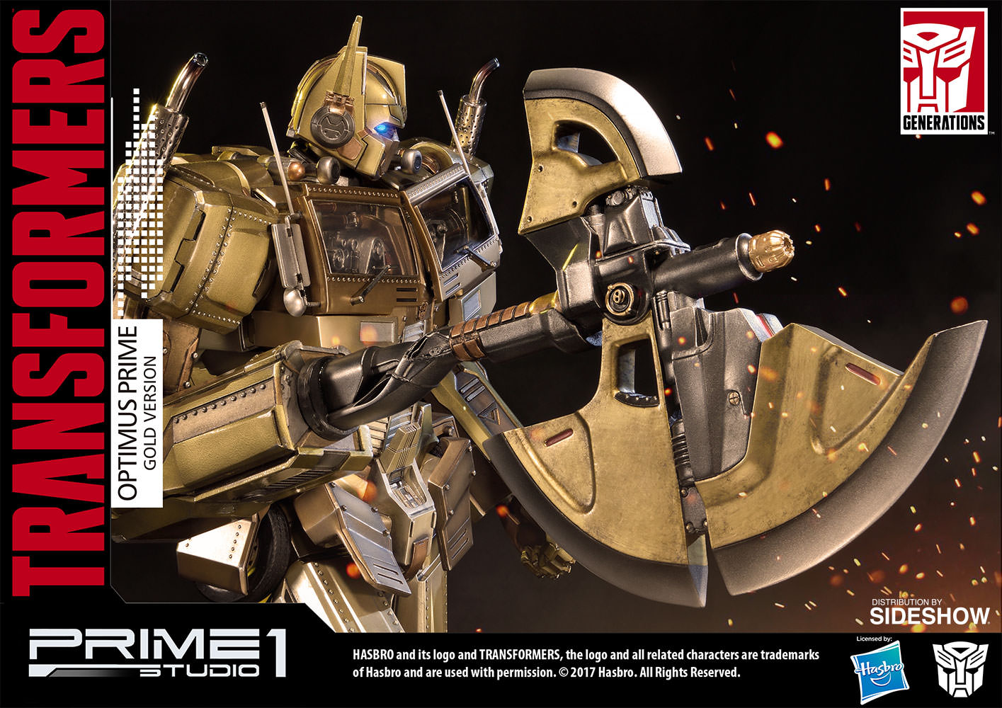 Transformers - Convoy - Premium Masterline  (PMTF-01GL) - Gold Edition (Prime 1 Studio) photo 6