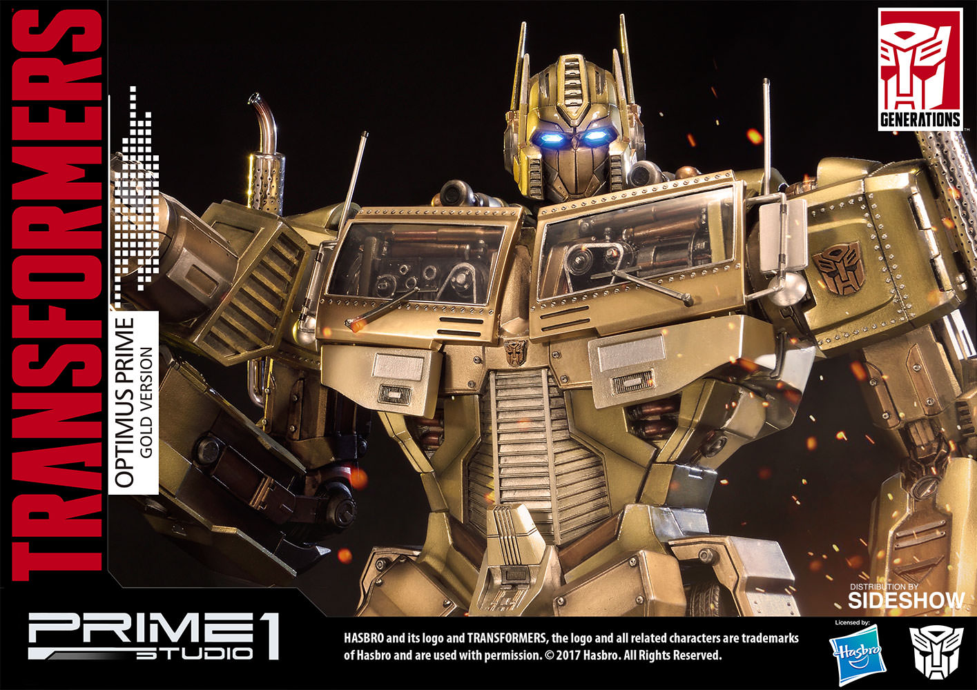 Transformers - Convoy - Premium Masterline  (PMTF-01GL) - Gold Edition (Prime 1 Studio) photo 12