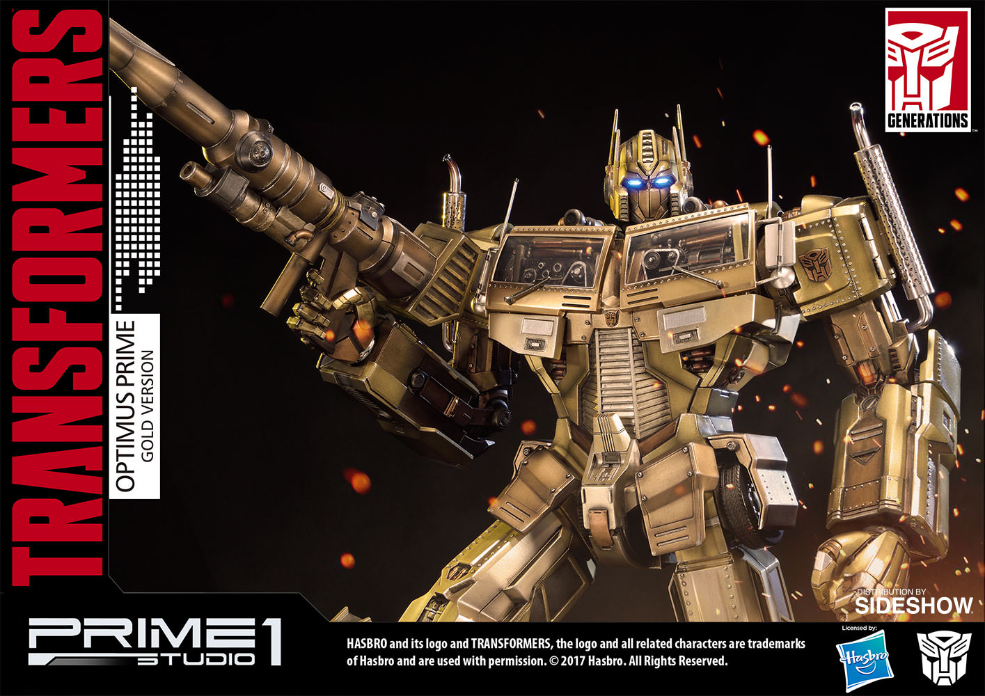Transformers - Convoy - Premium Masterline  (PMTF-01GL) - Gold Edition (Prime 1 Studio) photo 13