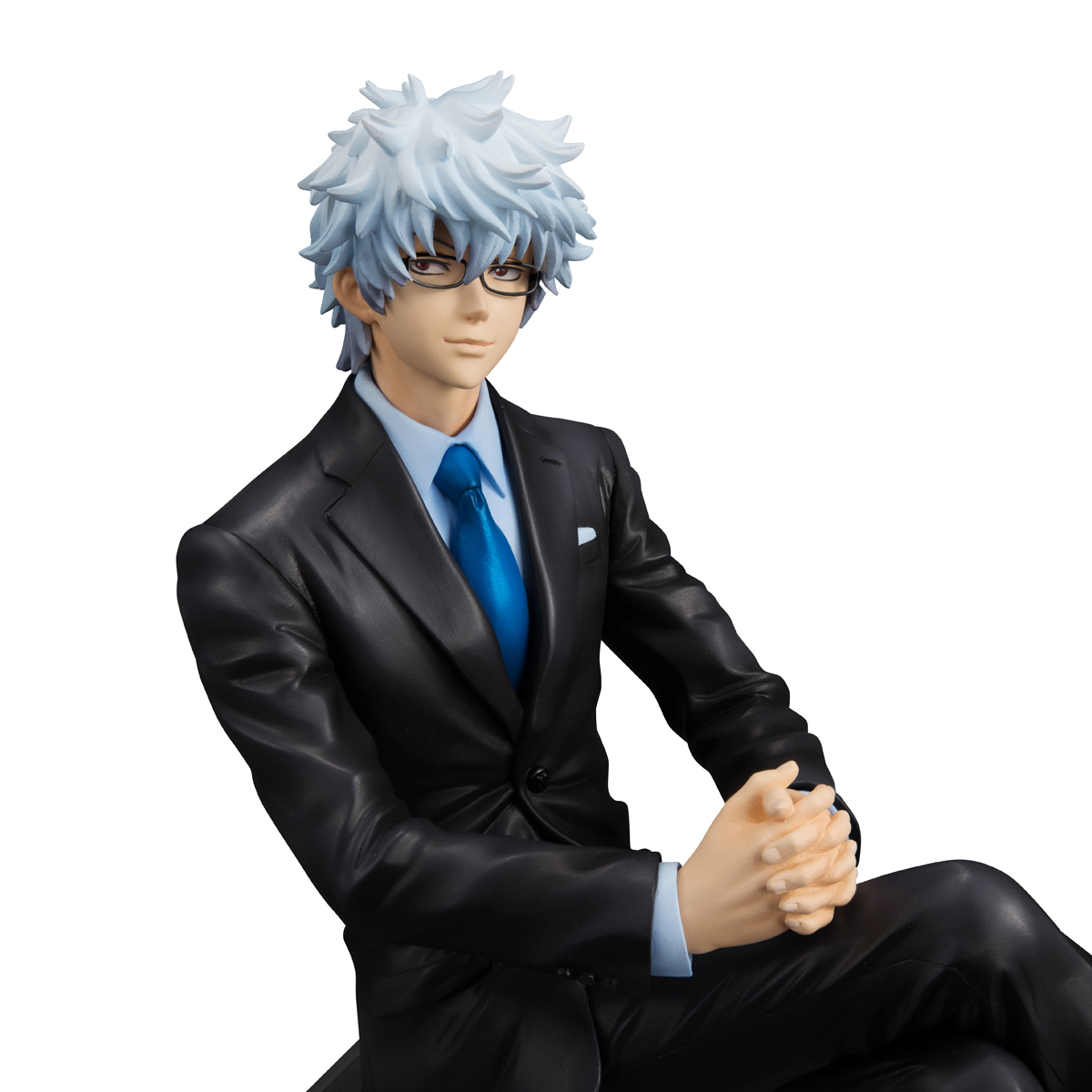 Gintama° - Sakata Gintoki - G.E.M. - 1/8 - Suit ver. Aratame, Omake de Megane ver. (MegaHouse)