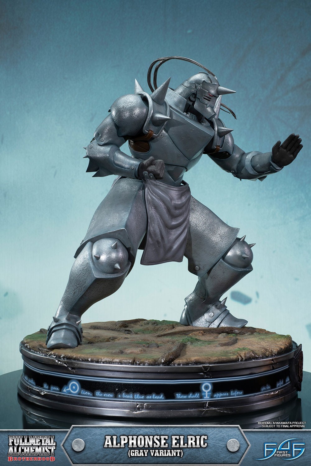 Hagane no Renkinjutsushi Fullmetal Alchemist - Alphonse Elric - 1/4 - Regular Edition, Gray Variant (First 4 Figures) photo 7