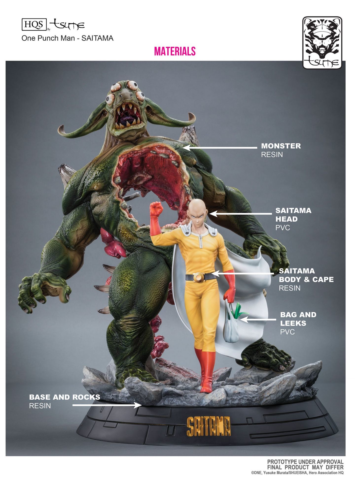 One Punch Man - Saitama - Diorama - HQS - 1/6 (Tsume) photo 7