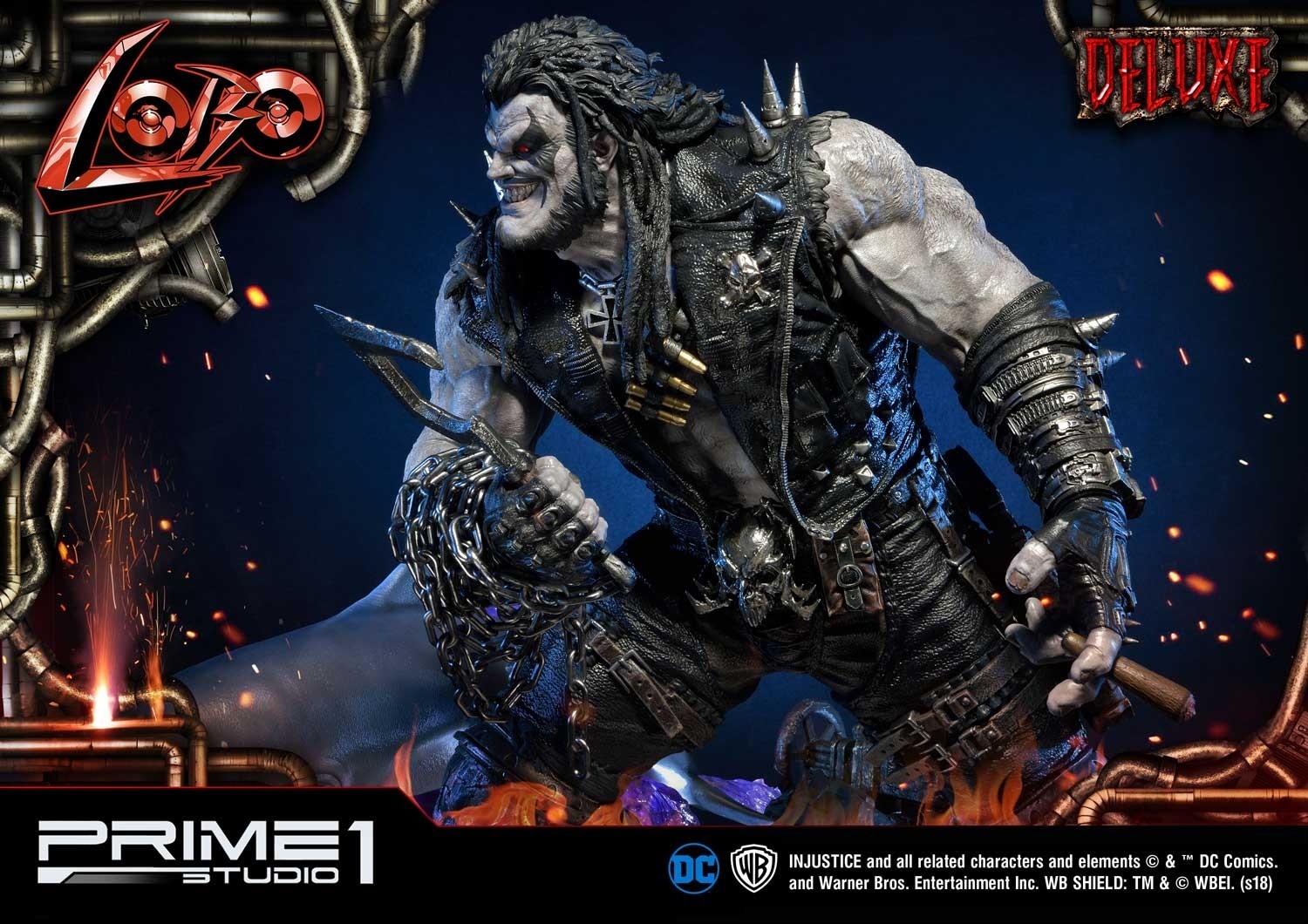 Injustice: Gods Among Us - Dawg - Lobo - Space Dolphin - Ultimate Museum Masterline  (UMMDCIJ-01DX) - 1/3 - DX Version (Prime 1 Studio) photo 2