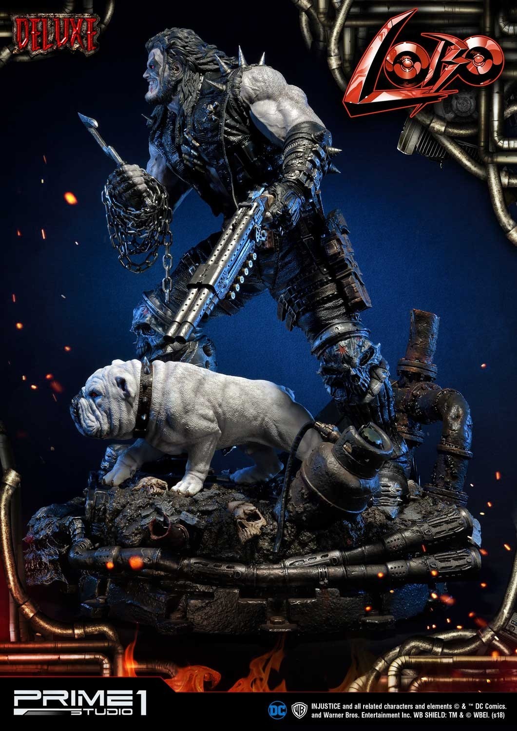 Injustice: Gods Among Us - Dawg - Lobo - Space Dolphin - Ultimate Museum Masterline  (UMMDCIJ-01DX) - 1/3 - DX Version (Prime 1 Studio) photo 12