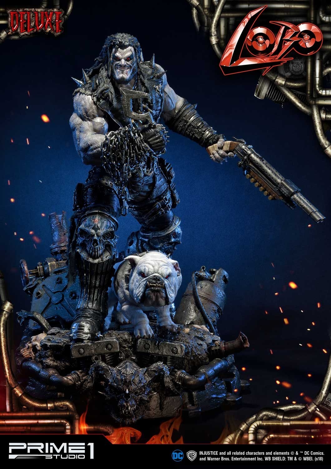 Injustice: Gods Among Us - Dawg - Lobo - Space Dolphin - Ultimate Museum Masterline  (UMMDCIJ-01DX) - 1/3 - DX Version (Prime 1 Studio) photo 13