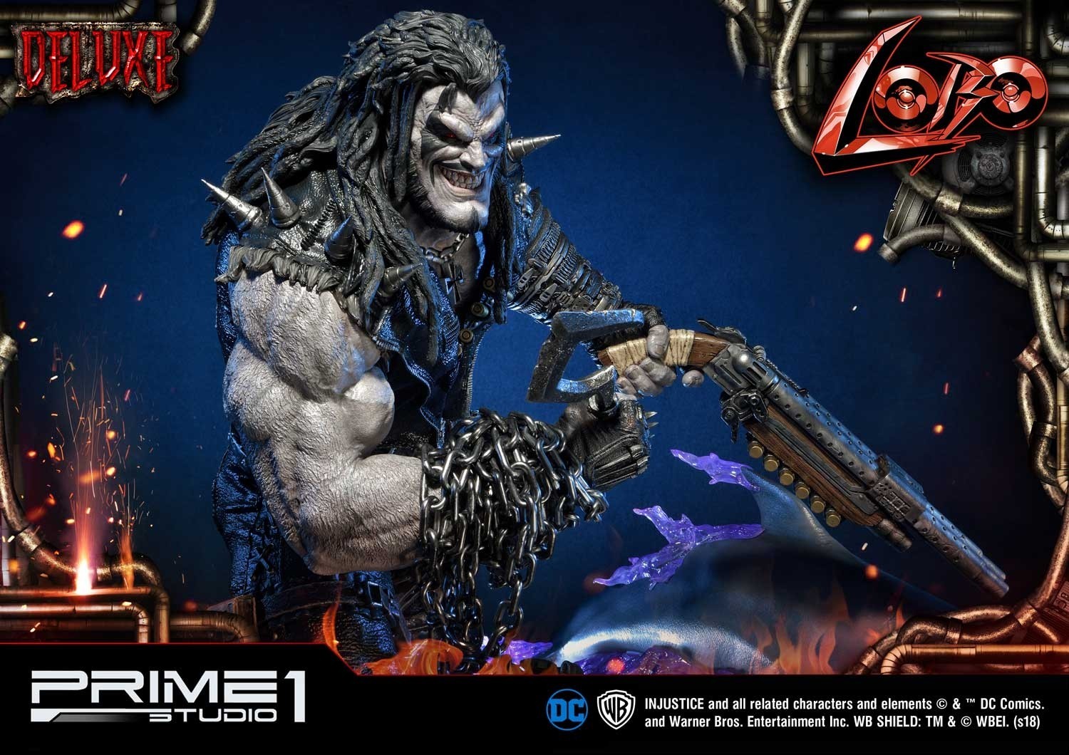 Injustice: Gods Among Us - Dawg - Lobo - Space Dolphin - Ultimate Museum Masterline  (UMMDCIJ-01DX) - 1/3 - DX Version (Prime 1 Studio) photo 17