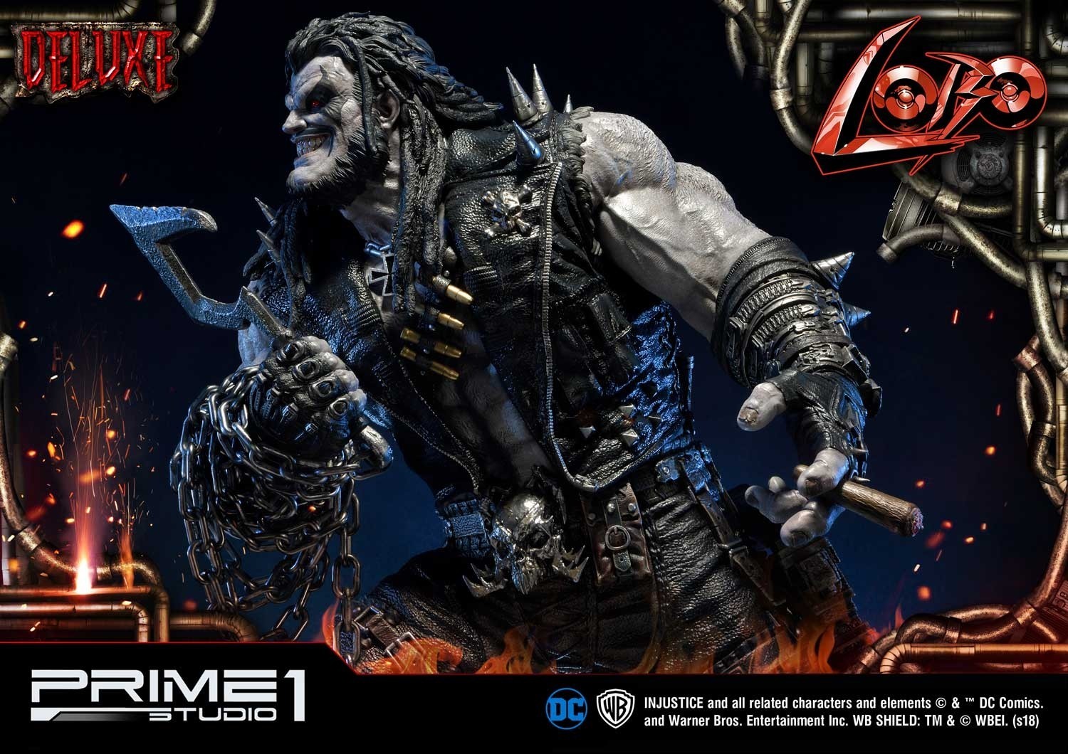 Injustice: Gods Among Us - Dawg - Lobo - Space Dolphin - Ultimate Museum Masterline  (UMMDCIJ-01DX) - 1/3 - DX Version (Prime 1 Studio) photo 18