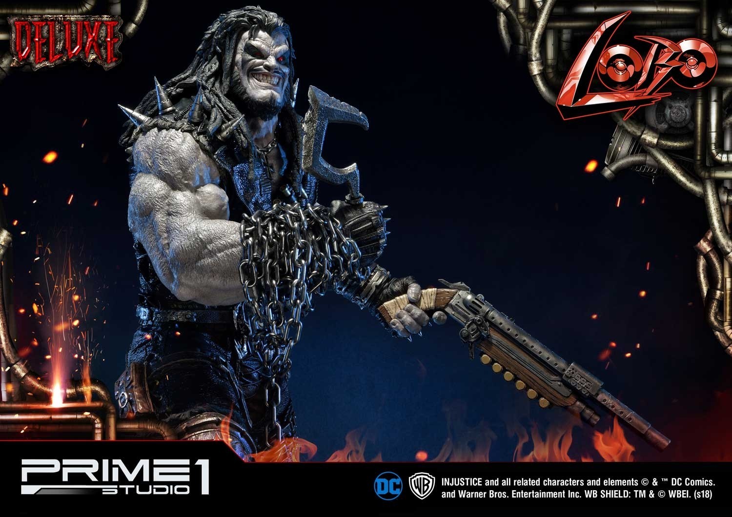 Injustice: Gods Among Us - Dawg - Lobo - Space Dolphin - Ultimate Museum Masterline  (UMMDCIJ-01DX) - 1/3 - DX Version (Prime 1 Studio) photo 19