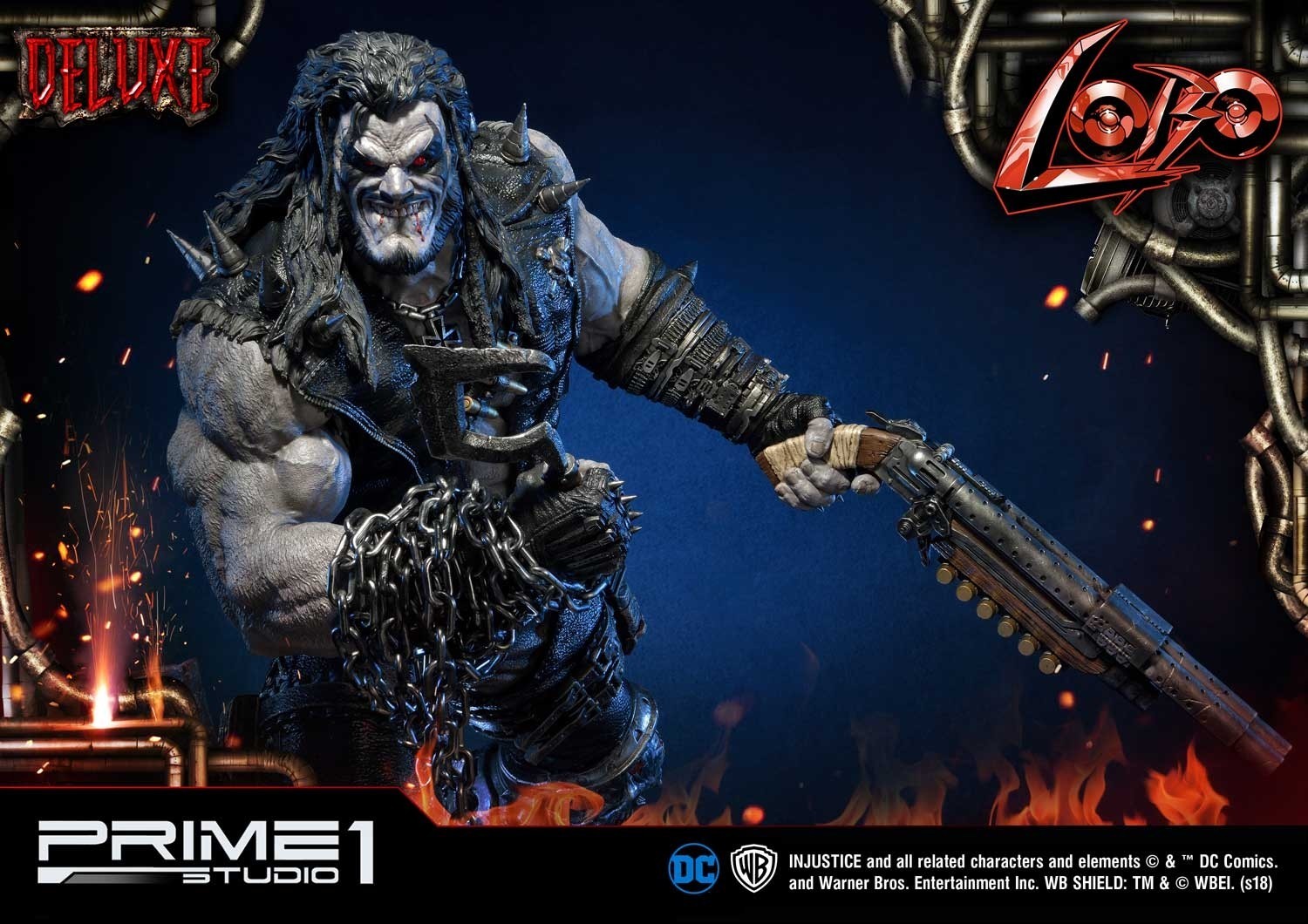 Injustice: Gods Among Us - Dawg - Lobo - Space Dolphin - Ultimate Museum Masterline  (UMMDCIJ-01DX) - 1/3 - DX Version (Prime 1 Studio) photo 20