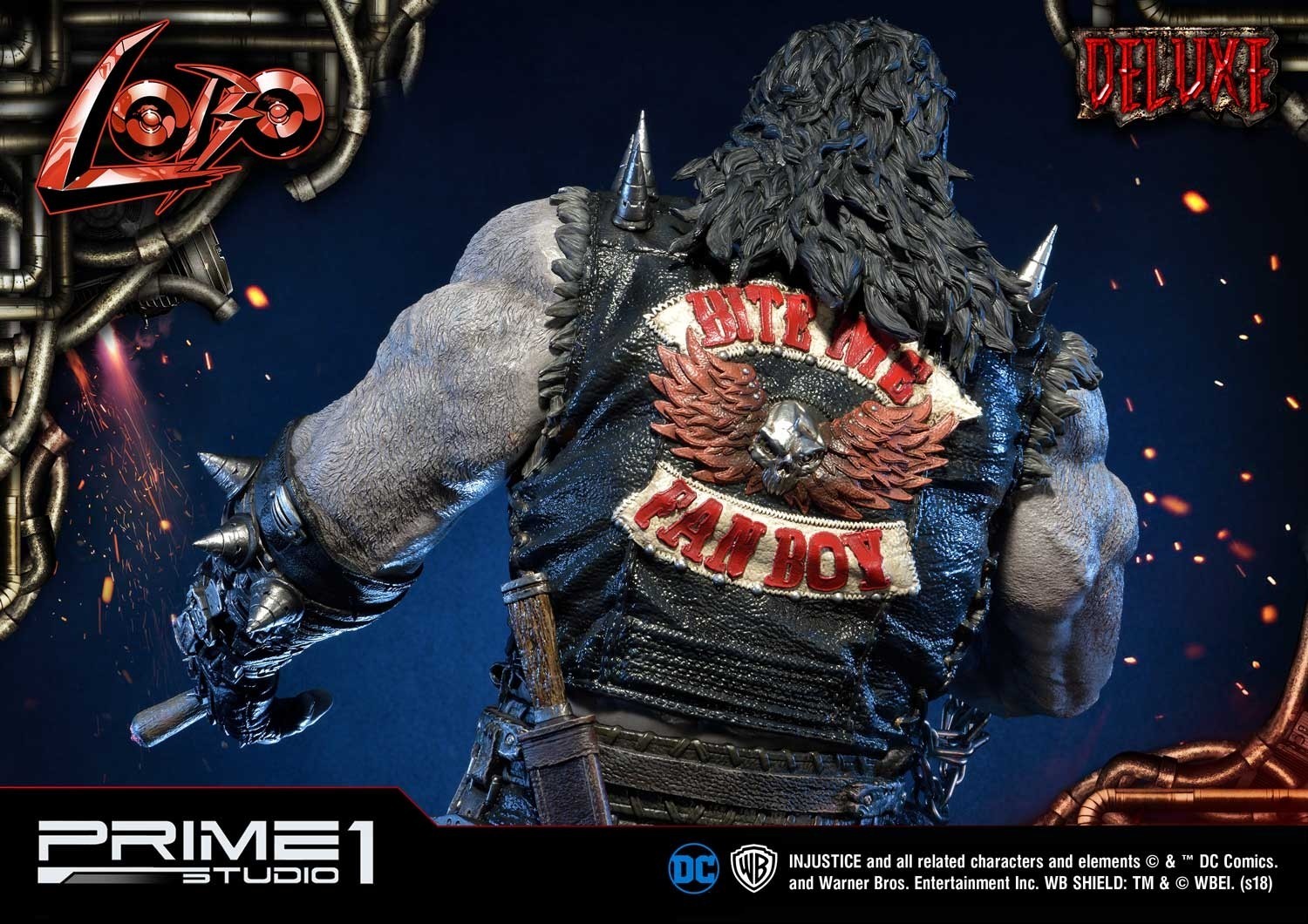 Injustice: Gods Among Us - Dawg - Lobo - Space Dolphin - Ultimate Museum Masterline  (UMMDCIJ-01DX) - 1/3 - DX Version (Prime 1 Studio) photo 21