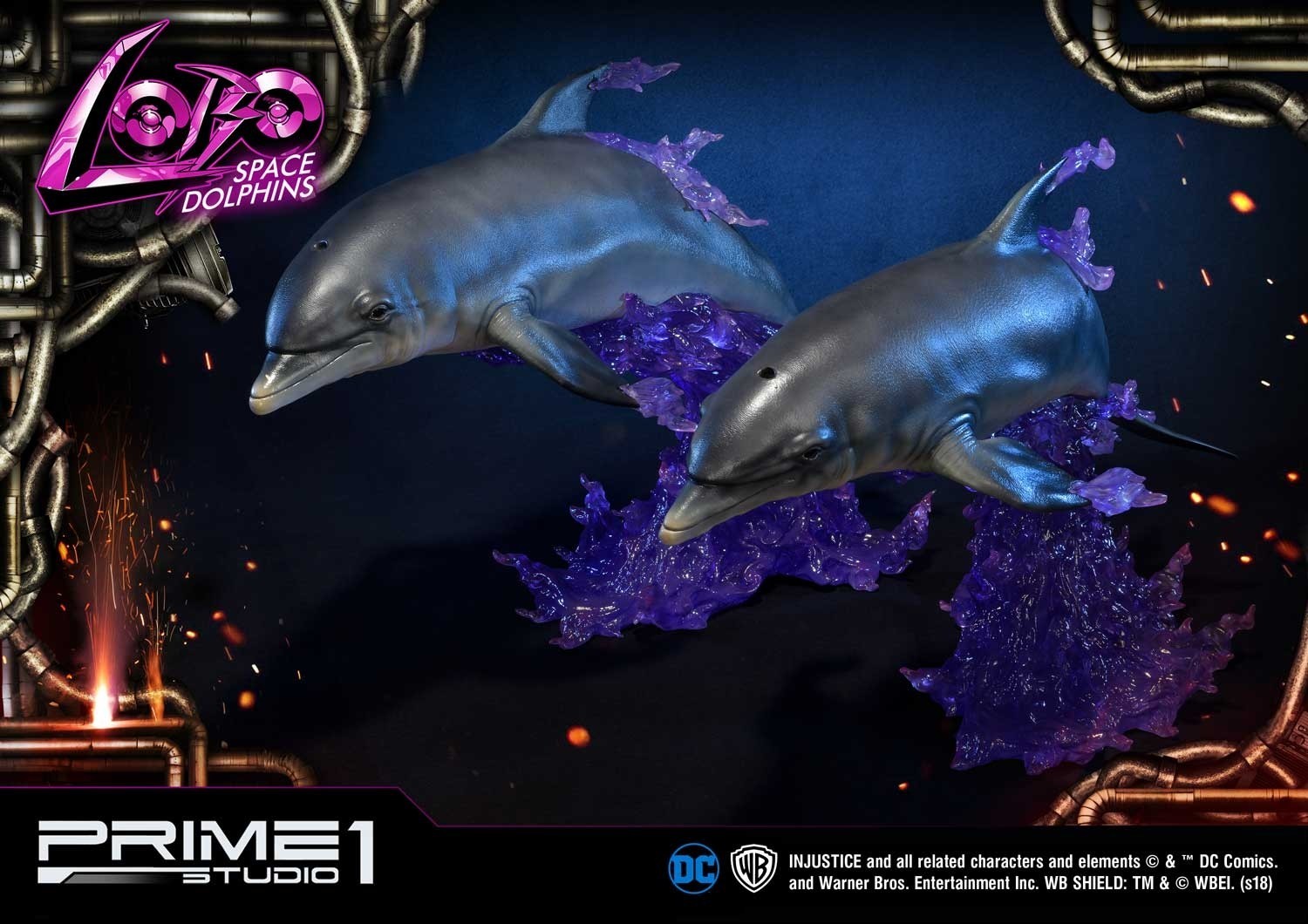 Injustice: Gods Among Us - Dawg - Lobo - Space Dolphin - Ultimate Museum Masterline  (UMMDCIJ-01DX) - 1/3 - DX Version (Prime 1 Studio) photo 22