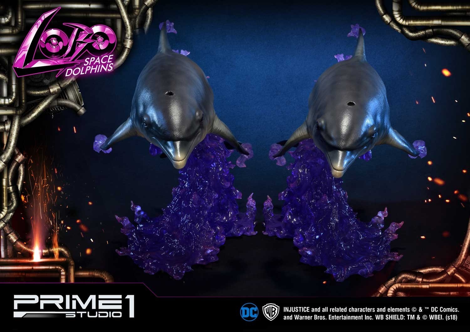 Injustice: Gods Among Us - Dawg - Lobo - Space Dolphin - Ultimate Museum Masterline  (UMMDCIJ-01DX) - 1/3 - DX Version (Prime 1 Studio) photo 24