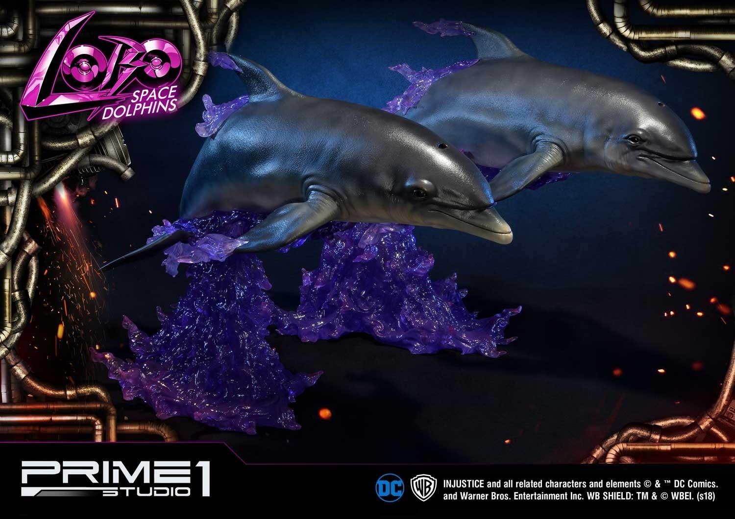 Injustice: Gods Among Us - Dawg - Lobo - Space Dolphin - Ultimate Museum Masterline  (UMMDCIJ-01DX) - 1/3 - DX Version (Prime 1 Studio) photo 25