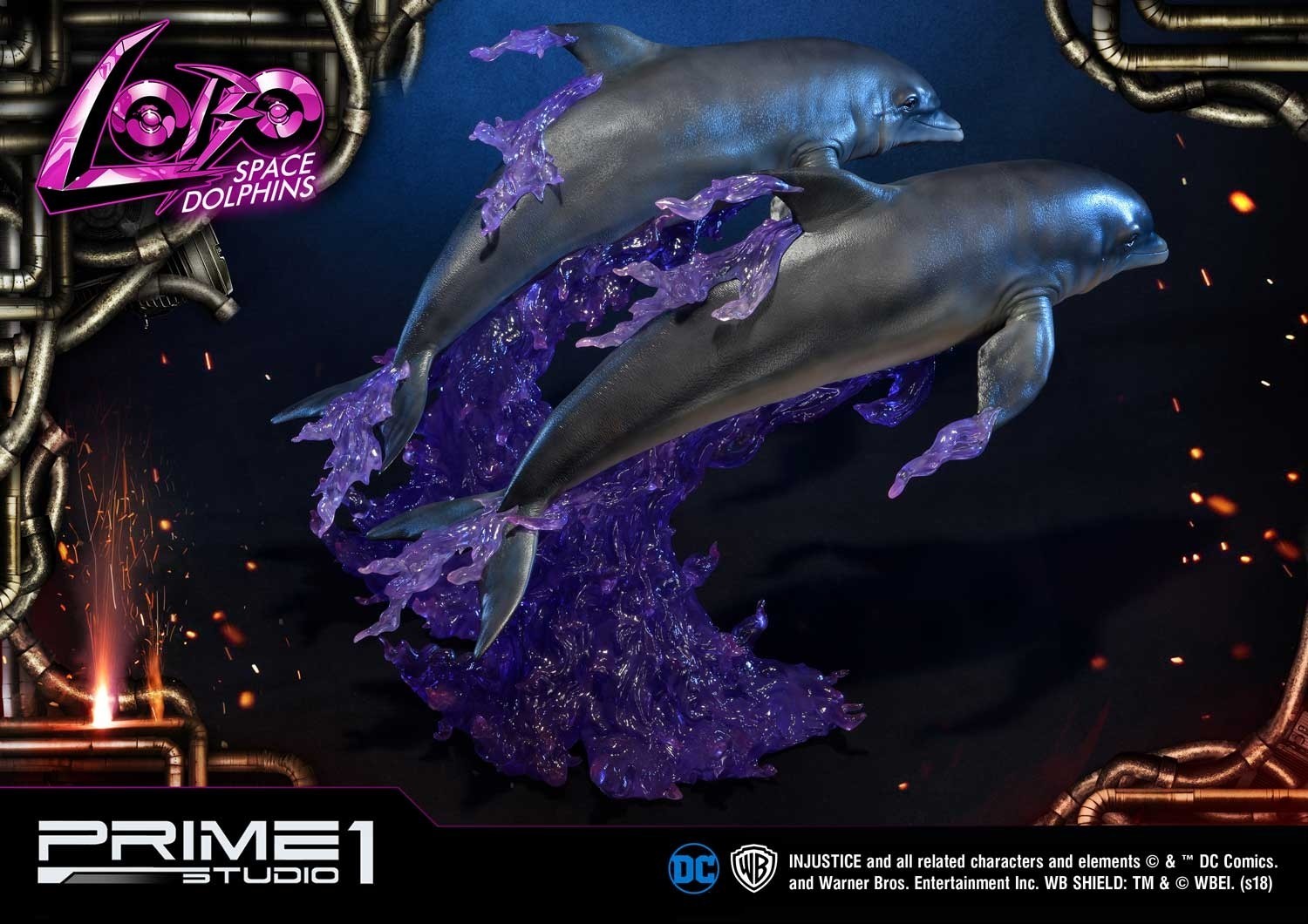 Injustice: Gods Among Us - Dawg - Lobo - Space Dolphin - Ultimate Museum Masterline  (UMMDCIJ-01DX) - 1/3 - DX Version (Prime 1 Studio) photo 26