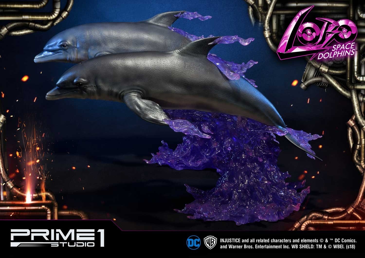Injustice: Gods Among Us - Dawg - Lobo - Space Dolphin - Ultimate Museum Masterline  (UMMDCIJ-01DX) - 1/3 - DX Version (Prime 1 Studio) photo 28