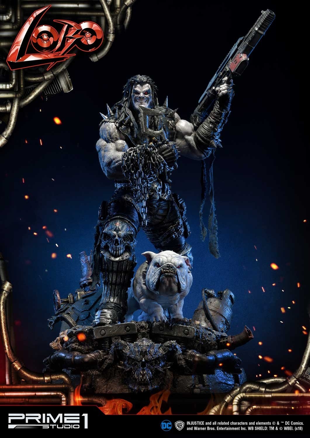 Injustice: Gods Among Us - Dawg - Lobo - Space Dolphin - Ultimate Museum Masterline  (UMMDCIJ-01DX) - 1/3 - DX Version (Prime 1 Studio) photo 34