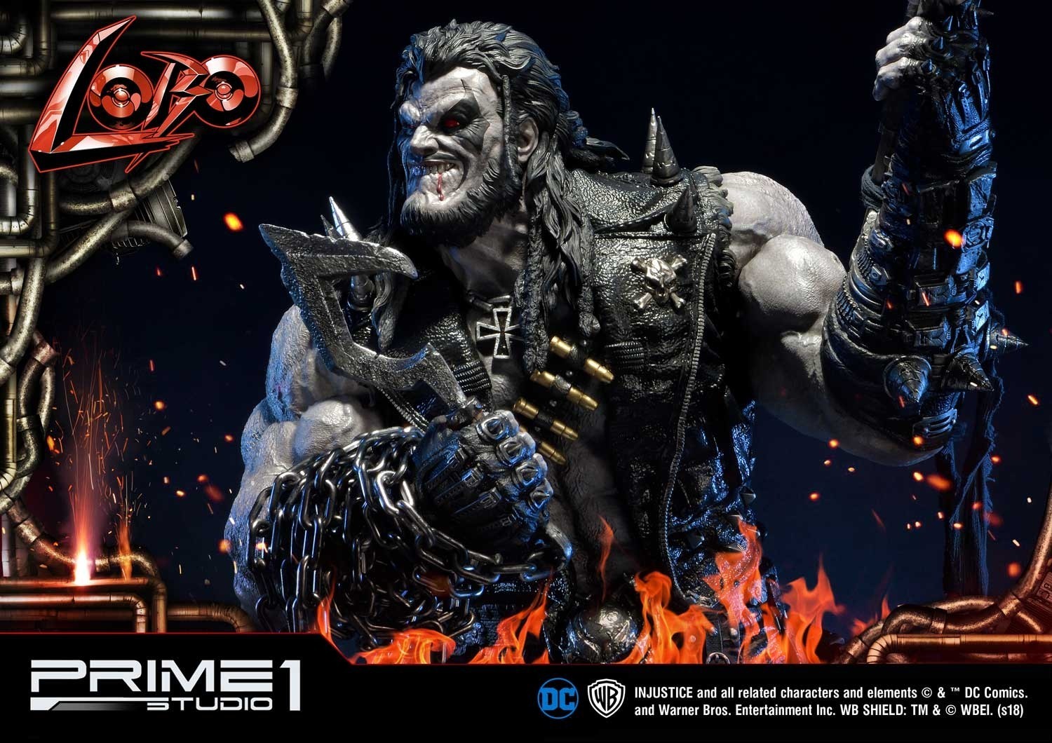 Injustice: Gods Among Us - Dawg - Lobo - Space Dolphin - Ultimate Museum Masterline  (UMMDCIJ-01DX) - 1/3 - DX Version (Prime 1 Studio) photo 38
