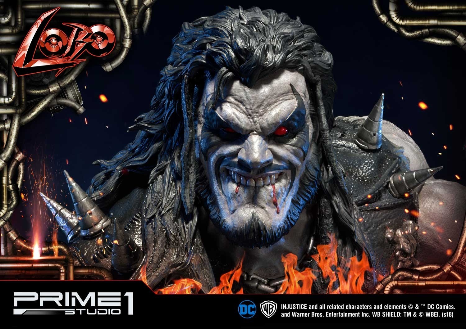 Injustice: Gods Among Us - Dawg - Lobo - Space Dolphin - Ultimate Museum Masterline  (UMMDCIJ-01DX) - 1/3 - DX Version (Prime 1 Studio) photo 42