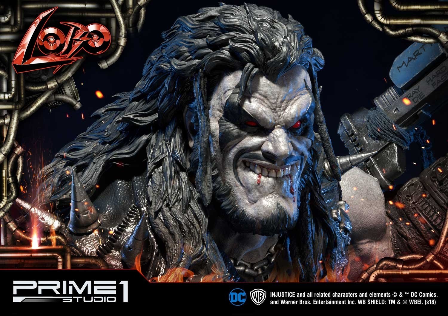 Injustice: Gods Among Us - Dawg - Lobo - Space Dolphin - Ultimate Museum Masterline  (UMMDCIJ-01DX) - 1/3 - DX Version (Prime 1 Studio) photo 45