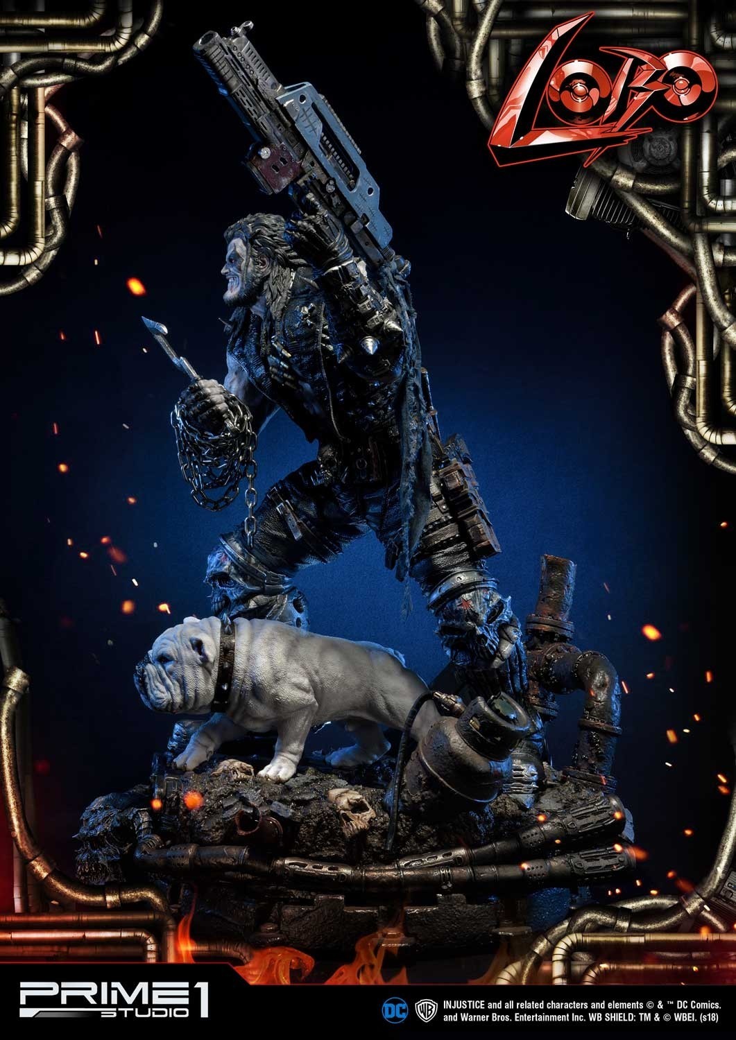 Injustice: Gods Among Us - Dawg - Lobo - Space Dolphin - Ultimate Museum Masterline  (UMMDCIJ-01DX) - 1/3 - DX Version (Prime 1 Studio) photo 53