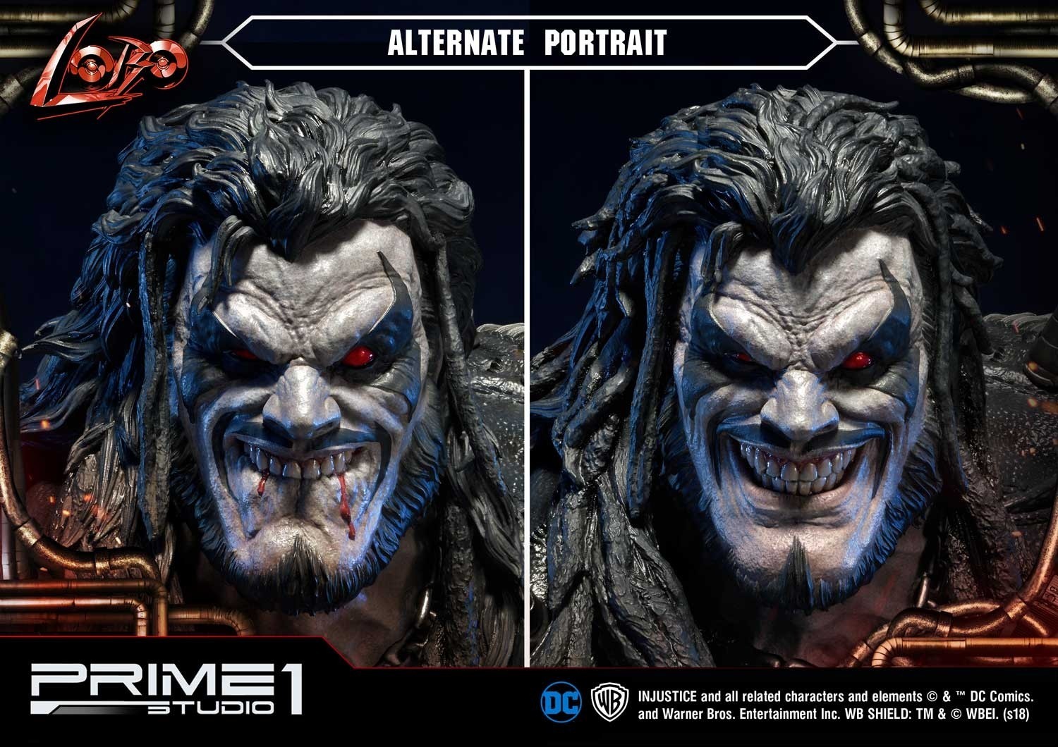 Injustice: Gods Among Us - Dawg - Lobo - Space Dolphin - Ultimate Museum Masterline  (UMMDCIJ-01DX) - 1/3 - DX Version (Prime 1 Studio) photo 57