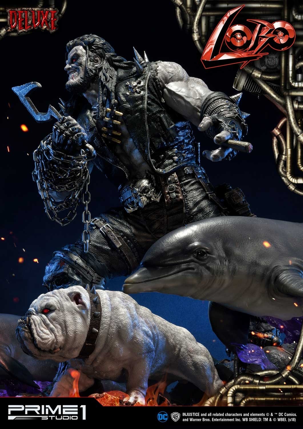 Injustice: Gods Among Us - Dawg - Lobo - Space Dolphin - Ultimate Museum Masterline  (UMMDCIJ-01DX) - 1/3 - DX Version (Prime 1 Studio) photo 62