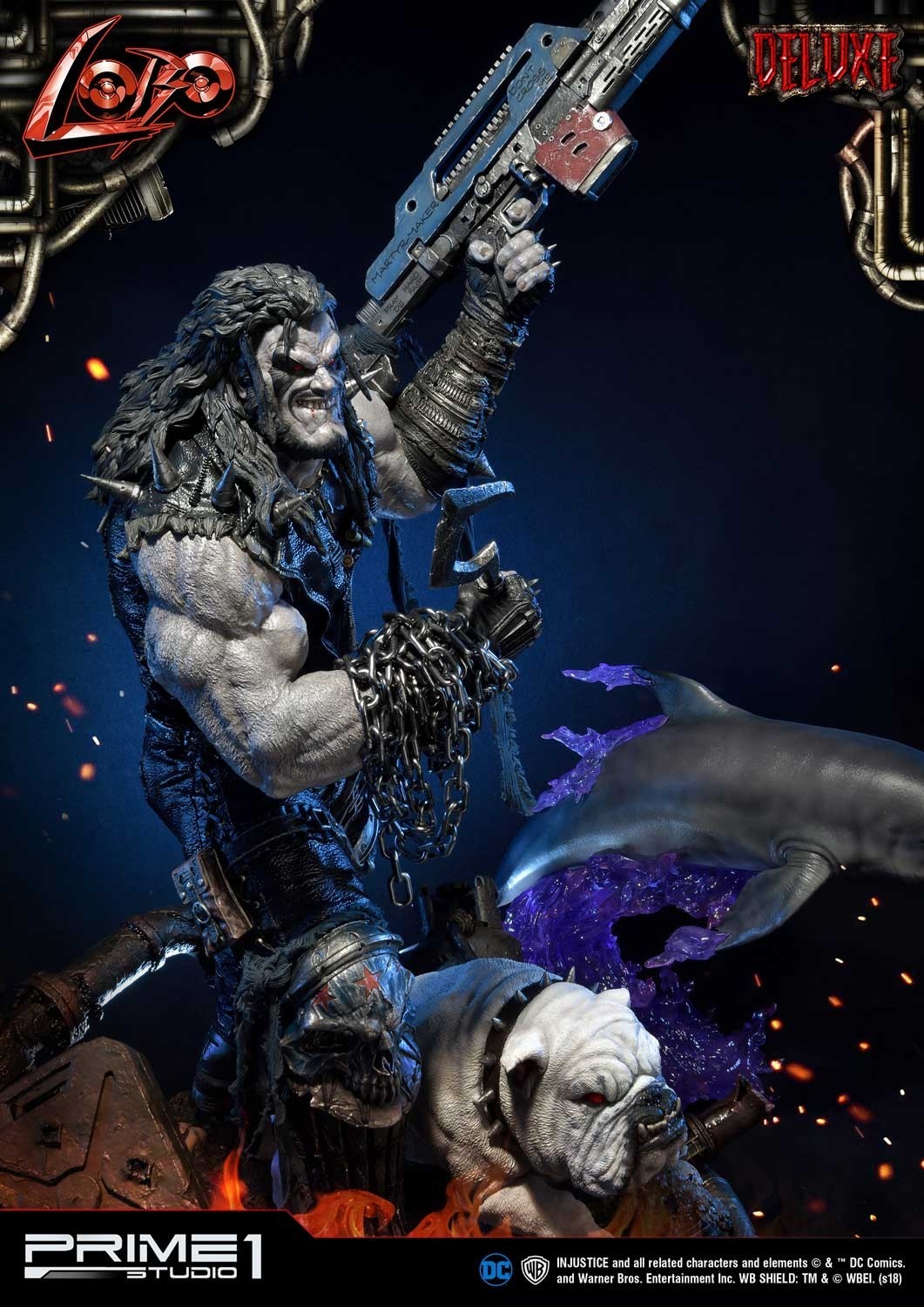 Injustice: Gods Among Us - Dawg - Lobo - Space Dolphin - Ultimate Museum Masterline  (UMMDCIJ-01DX) - 1/3 - DX Version (Prime 1 Studio) photo 68