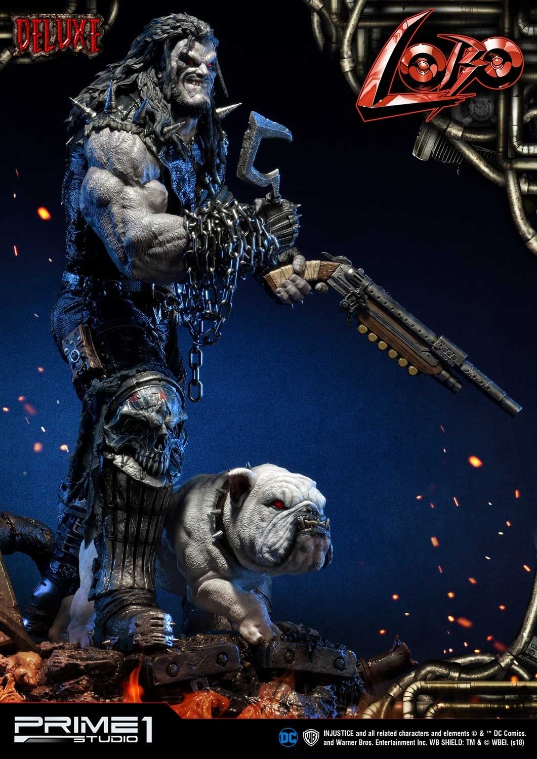 Injustice: Gods Among Us - Dawg - Lobo - Space Dolphin - Ultimate Museum Masterline  (UMMDCIJ-01DX) - 1/3 - DX Version (Prime 1 Studio) photo 76