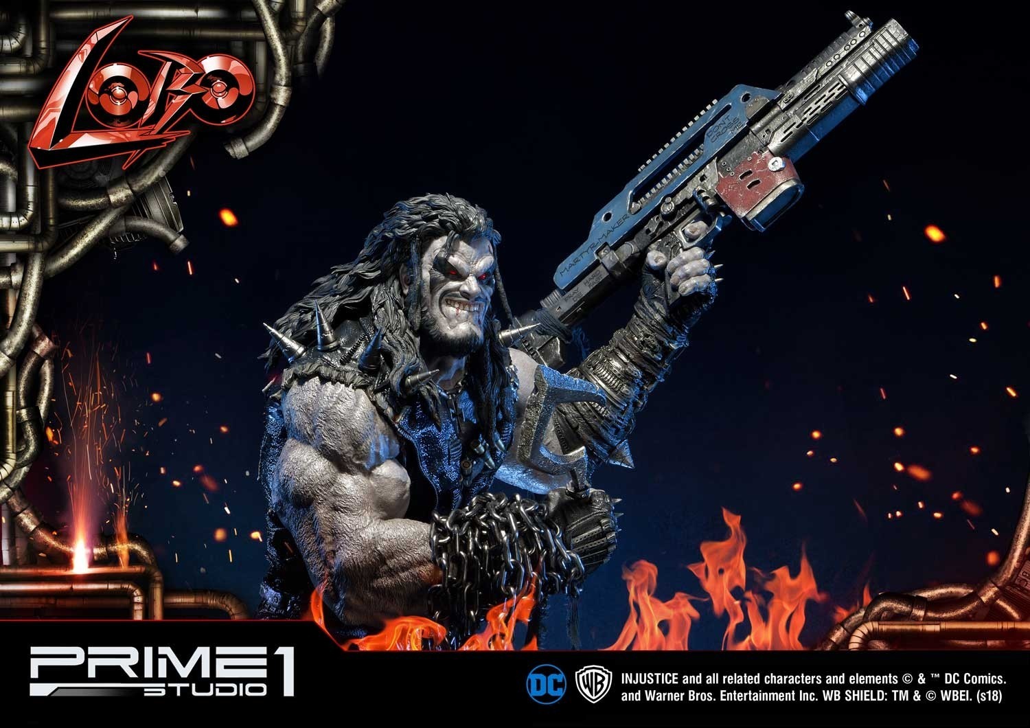 Injustice: Gods Among Us - Dawg - Lobo - Space Dolphin - Ultimate Museum Masterline  (UMMDCIJ-01DX) - 1/3 - DX Version (Prime 1 Studio) photo 78