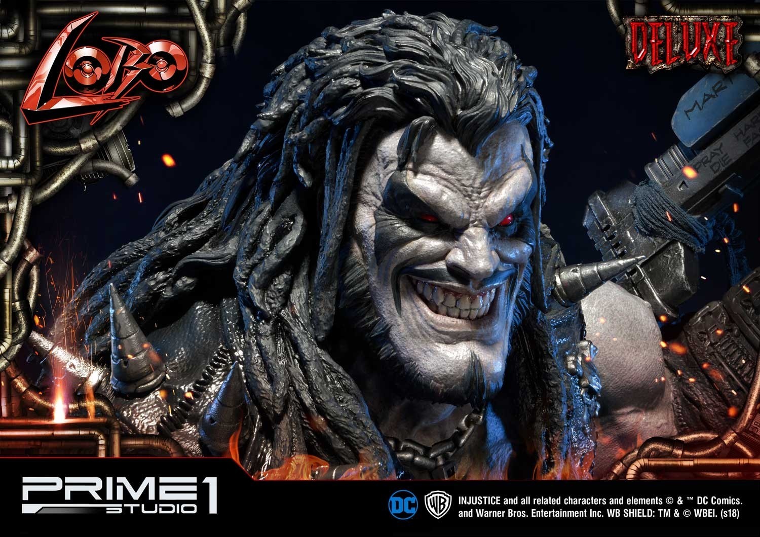 Injustice: Gods Among Us - Dawg - Lobo - Space Dolphin - Ultimate Museum Masterline  (UMMDCIJ-01DX) - 1/3 - DX Version (Prime 1 Studio) photo 79