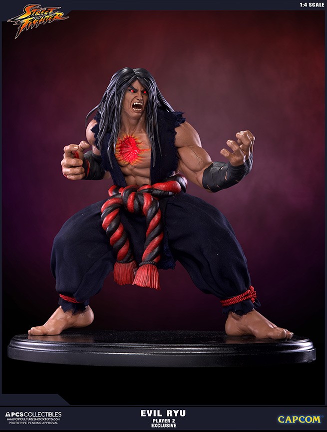 Super Street Fighter IV: Arcade Edition - Satsui no Hadou ni Mezameta Ryuu - Mixed Media - 1/4 - PCS Exclusive, Dark Hado Exclusive (Premium Collectibles Studio) photo 7