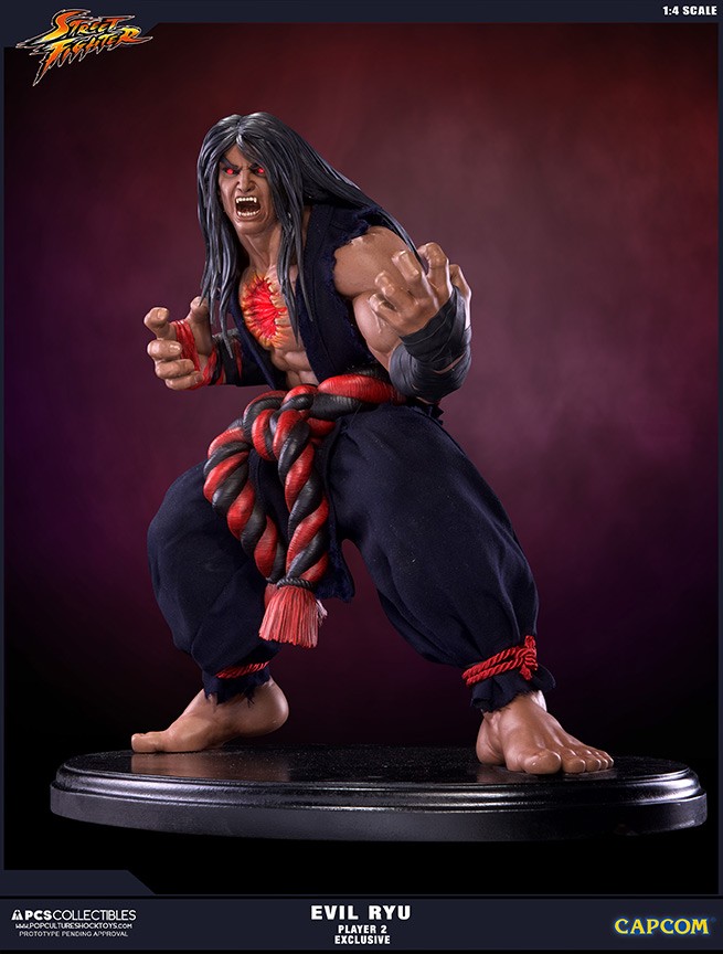 Super Street Fighter IV: Arcade Edition - Satsui no Hadou ni Mezameta Ryuu - Mixed Media - 1/4 - PCS Exclusive, Dark Hado Exclusive (Premium Collectibles Studio) photo 9